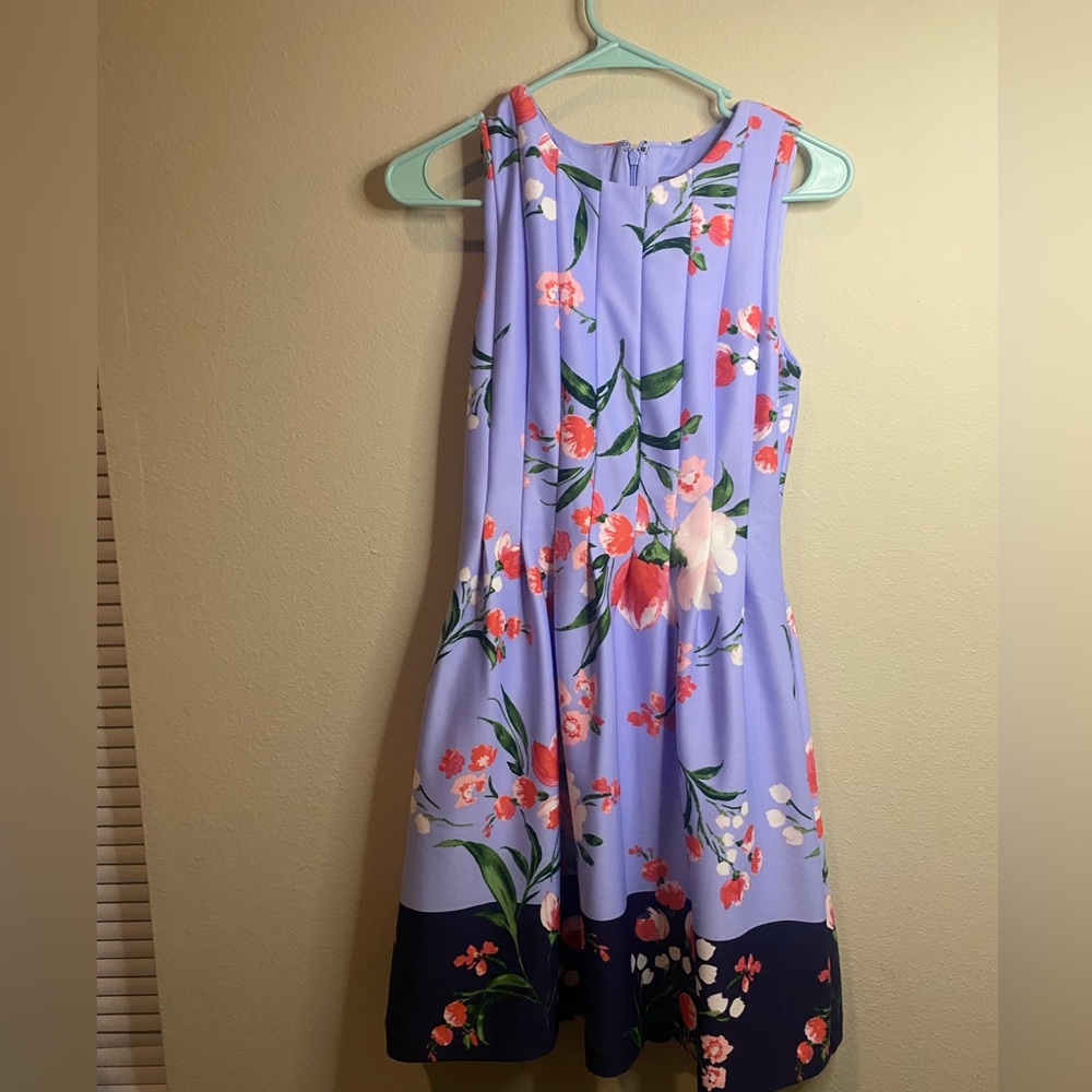 Vince Camuto Floral Fit and Flare dress size 2